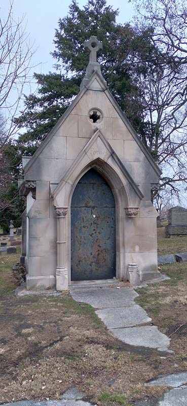 forest cemetery marker photo